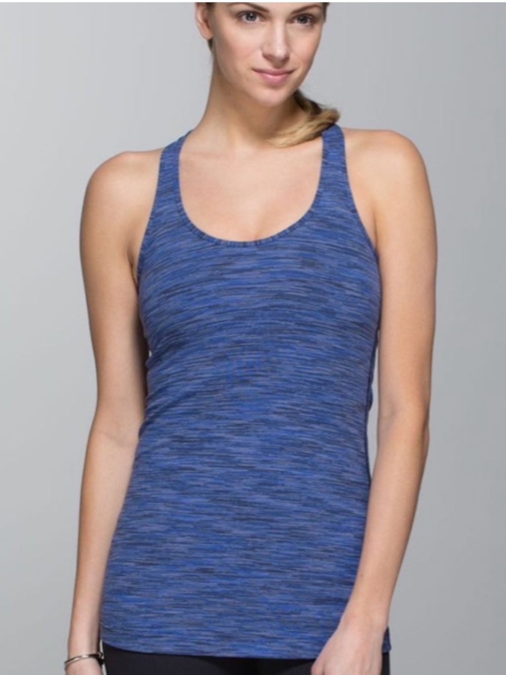 EUC Women’s Lululemon Wee Are From Space Blue Cadet Racerback Tank Top- Size 6